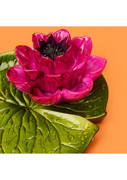 Deco Lotus Dekoratif Tabak - Pembe - 12 cm fırsatları