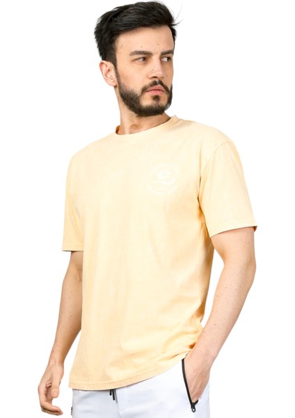 Erkek Baskılı Bisiklet Yaka T-Shirt 24YCEEO04084 fiyatları