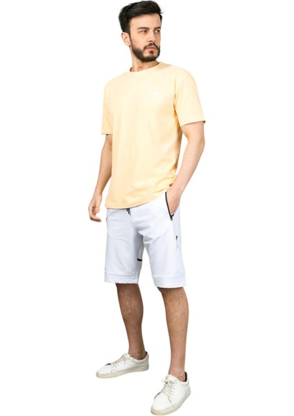 Erkek Baskılı Bisiklet Yaka T-Shirt 24YCEEO04084 indirimleri