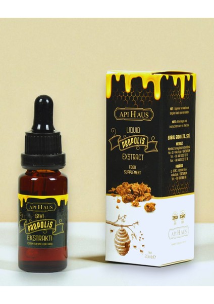Sıvı Propolis Damla-Alkol Çözeltili (20 Ml)