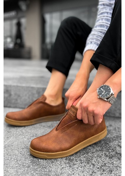 J195 Rigidus Ortopedik Taban Günlük Cilt Erkek Sneaker Spor Ayakkabı Ctt Taba modelleri