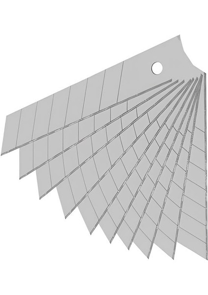 Maket Bıçağı Yedeği Ucu Kalınlık 0.50 mm En: 1.8 cm Uzunluk: 10 cm Kırılabilir Yedek Uç 10 Adet fırsatları