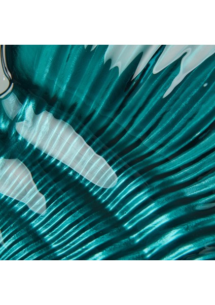 Deco Snail Dekoratif Tabak - Turkuaz - 40 cm fırsatları