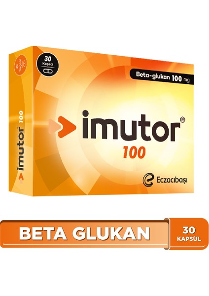 Imutor Beta Glukan 100 mg 30 Kapsül - BetaGlukan