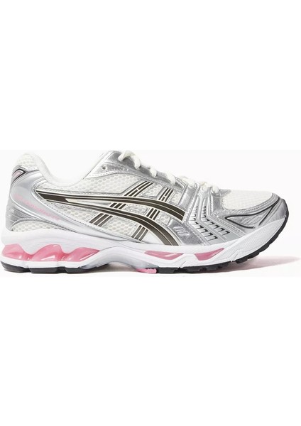 Gel-Kayano 14 Kadın Spor Ayakkabı Beyaz Gri Pembe Y2K Stil Konforlu Taban