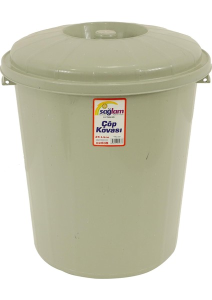 Plastik Minyon Çöp Kovası Kilitsiz 35 Lt (1 ADET)