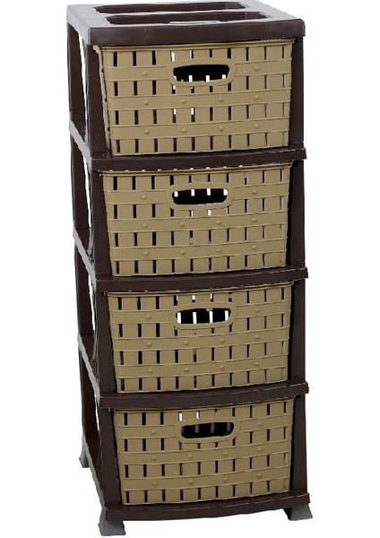 Bambu Komidin (4 Çekmeceli Sebzelik) Çölbeji