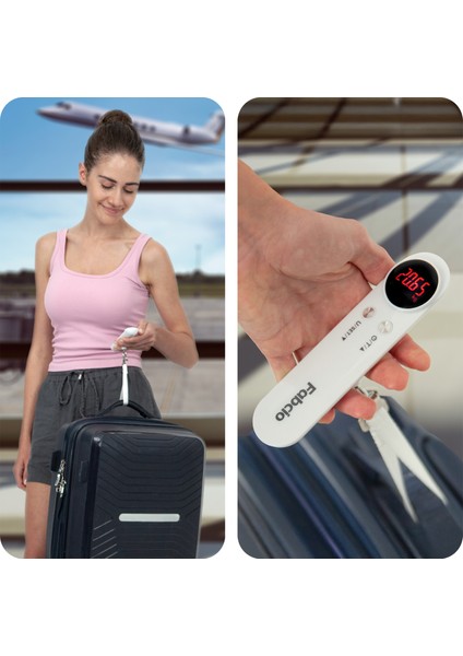 Fitbag 50KG Kapasiteli Taşınabilir Dijital Seyahat / El Tartısı