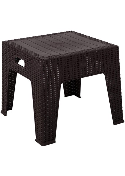 Elit Rattan Sehpa KAHVERENGİ