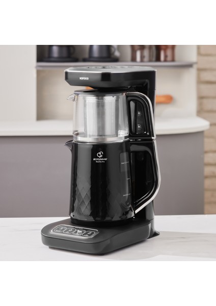 Robotea Pro Quartz 4 in 1 Konuşan Çay Makinesi Black Chrome fırsatları