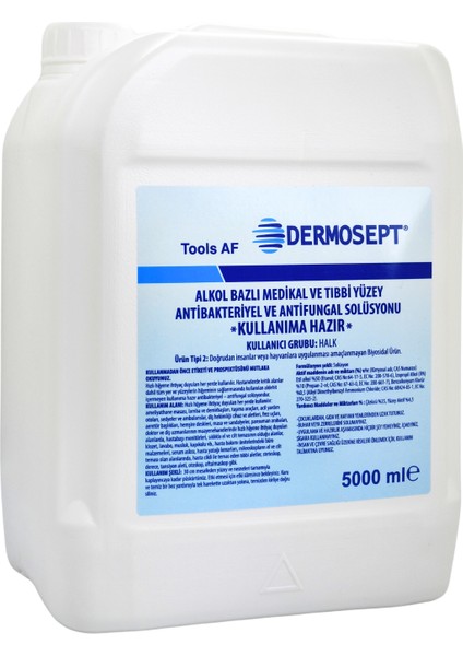 Tools Af Alet Yüzey Dezenfektanı 5000 ml fiyatları