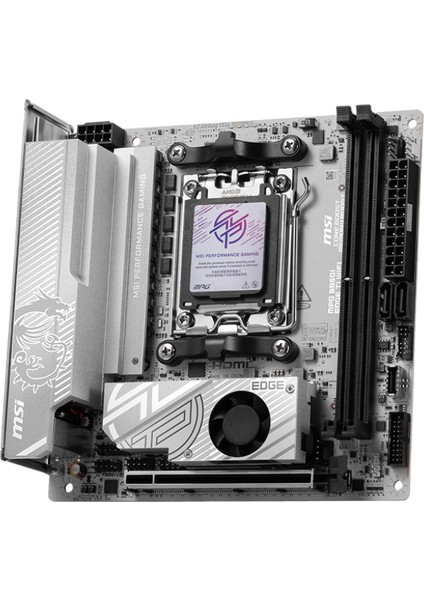 Msı Mpg B850I Edge Tı Wıfı Am5 Ddr5 8200MHZ(OC) HDMI 2x M.2 USB 20GBS 5g Lan Wı-Fı 7 Mını Itx fiyatları