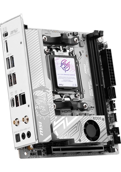 Msı Mpg B850I Edge Tı Wıfı Am5 Ddr5 8200MHZ(OC) HDMI 2x M.2 USB 20GBS 5g Lan Wı-Fı 7 Mını Itx modelleri