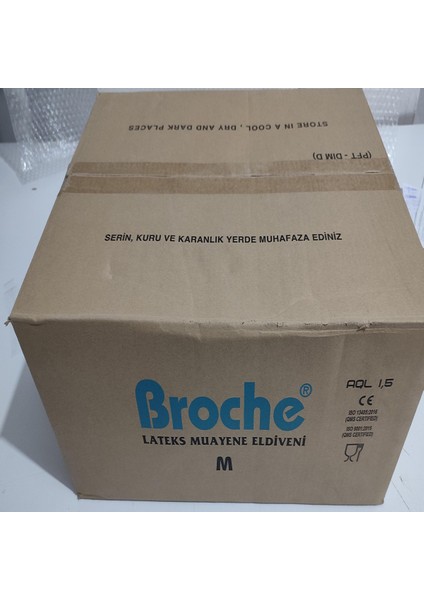 Lateks Muayene Eldiveni 1 Koli (Broche) fiyatları