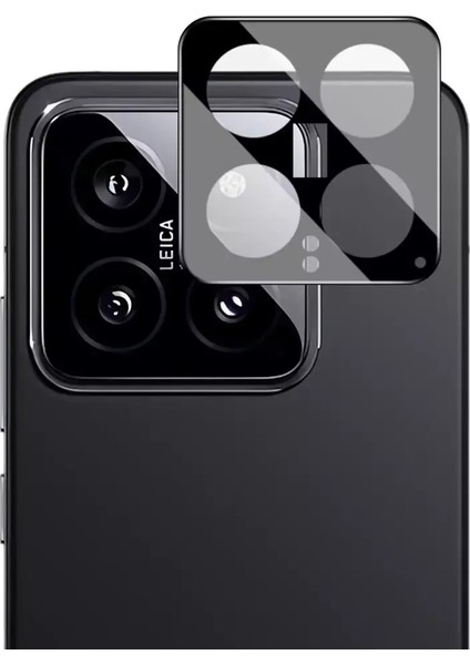 Redmi Note 14 Pro/pro 5g Uyumlu Safir Kamera Lens Koruma Camı Siyah