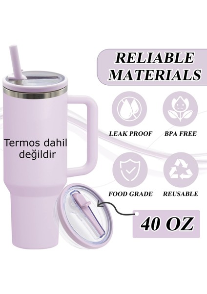 Quencher 1.18 L 40 Oz Uyumlu Sızdırmaz Kapak ve Pipet Seti fiyatları