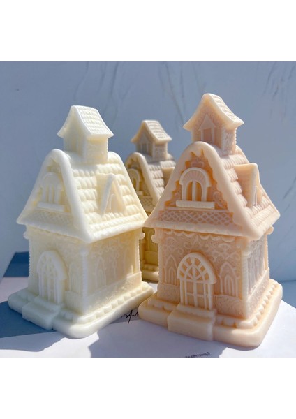 El Yapımı Victoria Evi Dekoratif Mum - %100 Doğal Soya Wax modelleri