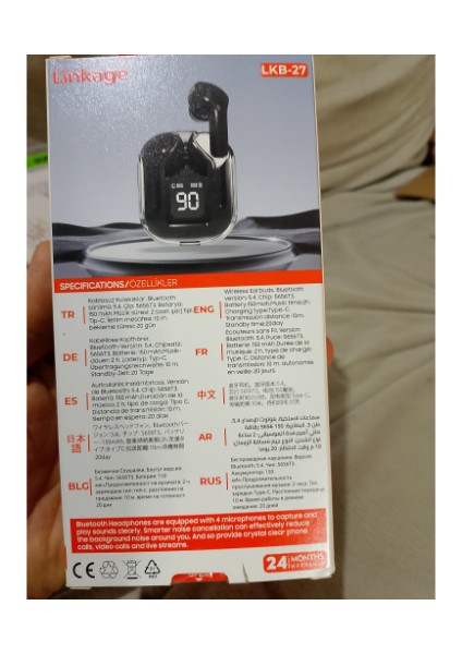 Lkb- 27 Wıreless LED Digital Göstergeli Bluetooth kulaklık Ekranlı Bluetooth kulaklık modelleri