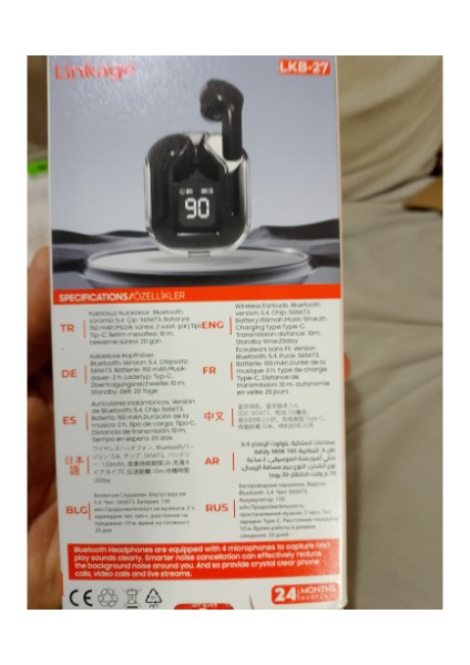 Lkb- 27 Wıreless LED Digital Göstergeli Bluetooth kulaklık Ekranlı Bluetooth kulaklık fırsatları