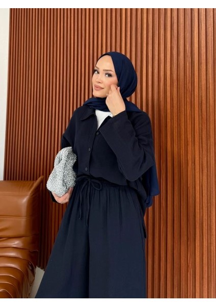 Asu Müslin Kumaş Pantolonlu Ikili Takım modelleri