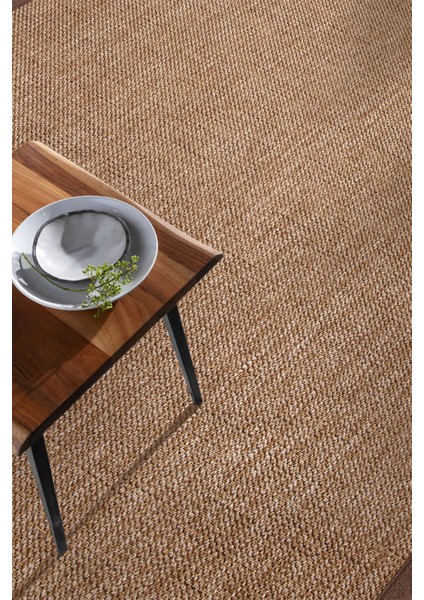 0604-KAHVE Kumaş Bordür Sisal Halı Kilim Hav Toz Vermez Kolay Temizlenen Hasır Kilim fiyatları