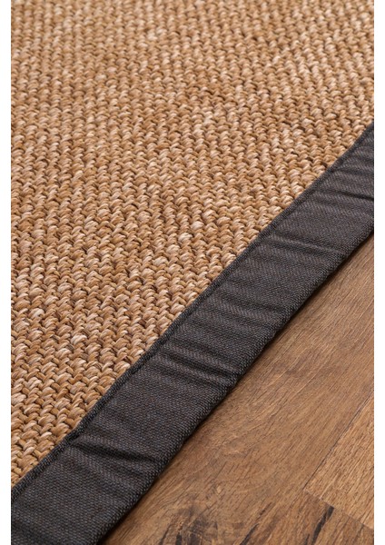 0604-ANTRASIT Kumaş Bordür Sisal Halı Kilim Hav Toz Vermez Kolay Temizlenen Hasır Kilim fırsatları