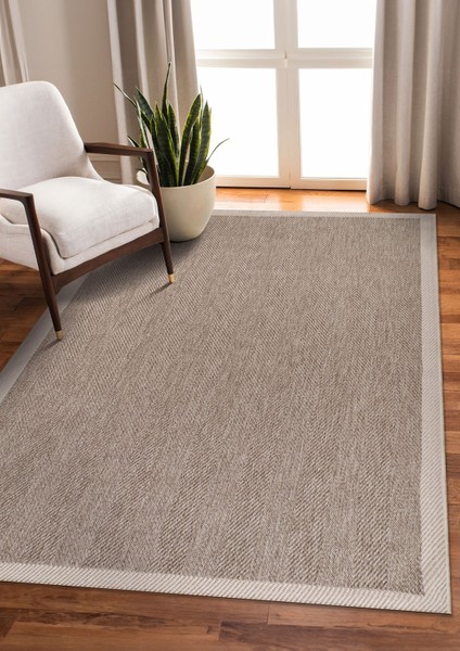Elit Premium Sisal Halı 1405 – Hav ve Toz Yapmaz Bordürlü Halı