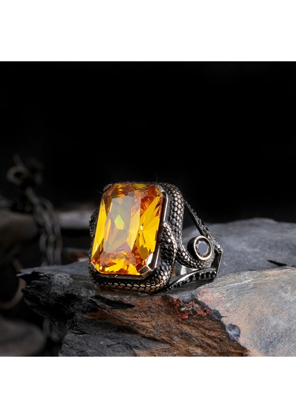 – Mühr-Ü Erk 925 | Gücün Sembolü Gümüş Erkek Yüzük