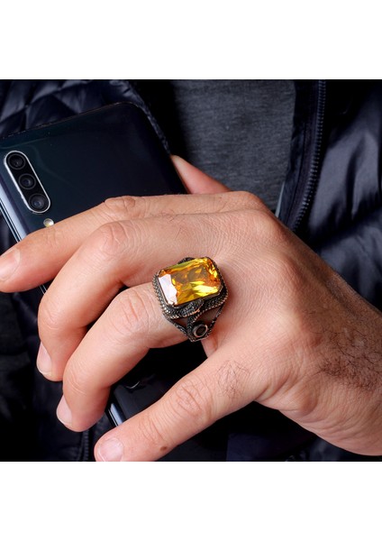 – Mühr-Ü Erk 925 | Gücün Sembolü Gümüş Erkek Yüzük fiyatları