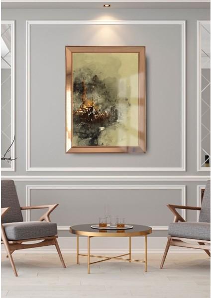 Istanbul Silüet Cam Ayna Çerçeveli Tablo modelleri