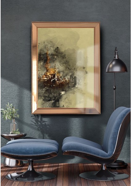 Istanbul Silüet Cam Ayna Çerçeveli Tablo