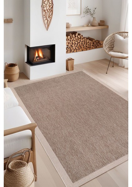 Elit Premium Sisal Halı 1405 – Hav ve Toz Yapmaz Bordürlü Halı
