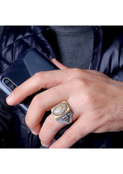 925 Ayar Erkek Gümüş Yüzük – Özgün Desenli El Yapımı Yüzük fiyatları