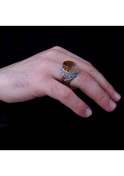 Hançer Modelli 925 Ayar Erkek Gümüş Yüzük modelleri