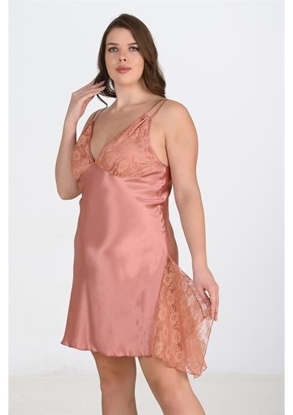 Arias Closet Büyük Beden Bakır Gecelik 2109 OZN-22666 modelleri