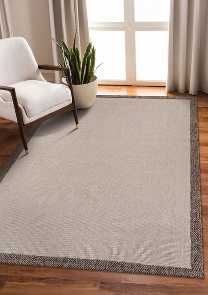 Elit Premium Sisal Halı 1502 – Hav ve Toz Yapmaz Bordürlü Halı