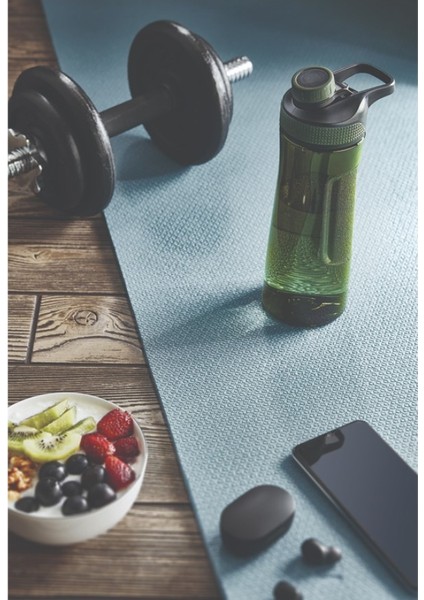 Şeffaf Spor Okul Ofis Su Matarası Suluk 730ML (5PP En Güvenilir Plastik Sınıfı)