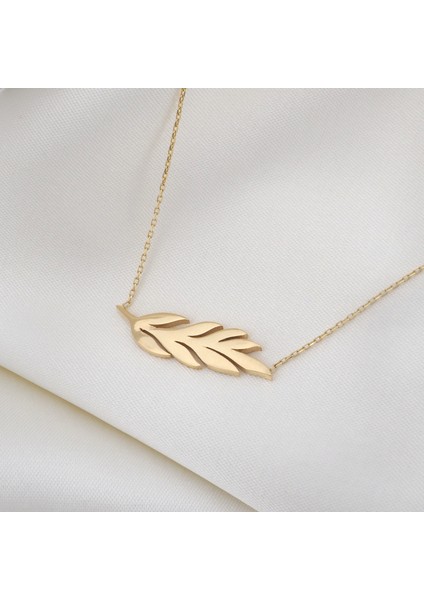 Zeytin Dalı Kolye 14 Ayar Altın 2.38 Gram fiyatları