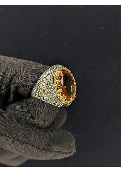 Cami Figürlü Zultanit Taşlı 925 Ayar Gümüş YÜZÜK-SN9163