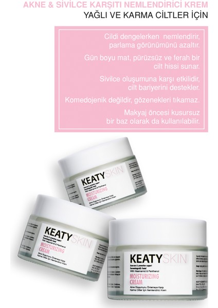 Karma & Normal Ciltlere Özel Günlük Nem Seti | Yağsız Nemlendirici Krem 50ML + Peeling 100ML + Milky Toner 200ML fiyatları