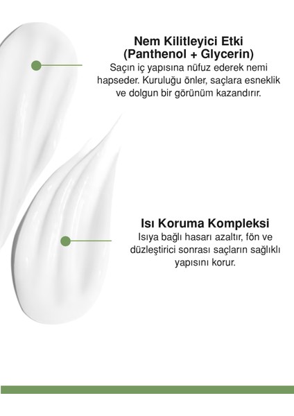 Biberiye Özlü Durulanmayan Saç Maskesi | Yoğun Nem & Onarıcı Bakım | 6 Bitki Özü + Bitkisel Protein + Argan Yağı + Keratin 250 ml