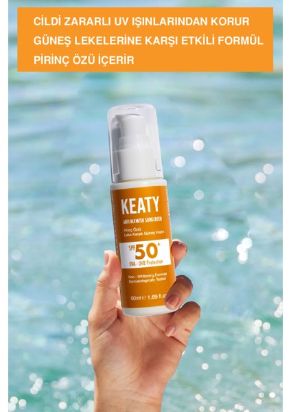 Güneş Lekelerine Karşı Set | Spf 50+ Pirinç Özlü Güneş Kremi 50ML + Pirinç Özlü Cilt Beyazlatıcı Krem 50ML indirimleri