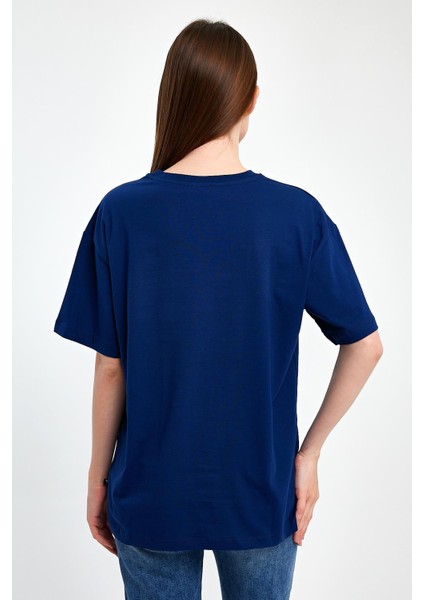 "write Your Heart" Baskılı Tüy Detaylı %100 Penye Süprem T-Shirt modelleri