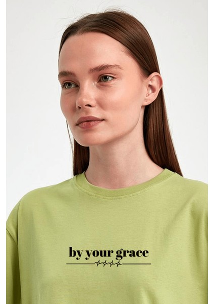"by Your Grace" Yazılı %100 Penye Süprem T-Shirt fiyatları