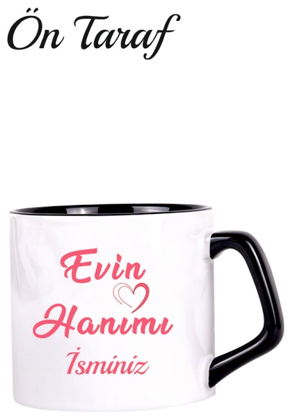 Kişiye Özel Evin Hanımı Kupa Bardak-Afilli