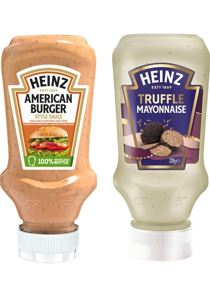 American Burger Sos 230 gr + Truffle Mayonez 220 gr 2'li Set