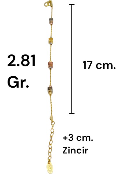 Altın Kaplama 925 Ayar Gümüş Küp Figürlü Bileklik – Modern ve Zarif Tasarım fiyatları
