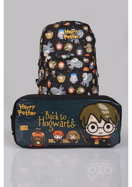 Dekomus Ile Lisanslı Harry Potter Büyük Boy Okul Çantası ve Kalem Çantası Okul Seti modelleri