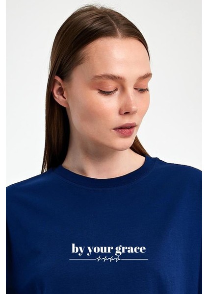 "by Your Grace" Yazılı %100 Penye Süprem T-Shirt fiyatları