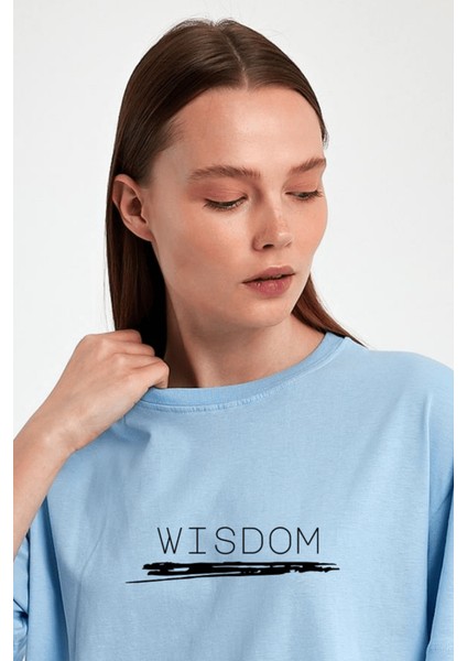 Wisdom Baskılı %100 Penye Süprem Basic Oversize T-Shirt fiyatları